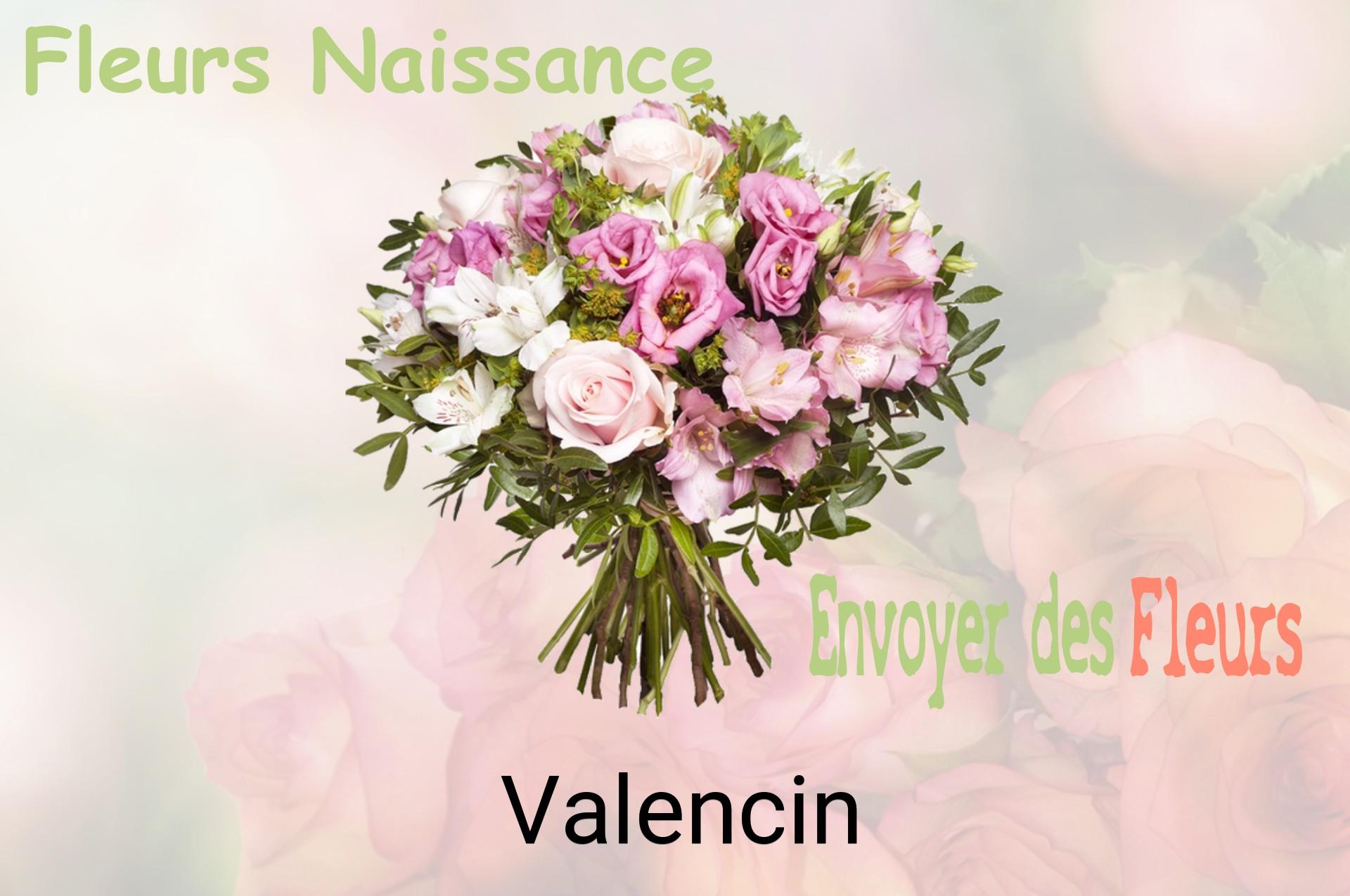 Bouquet de fleurs de naissance livré à Valencin